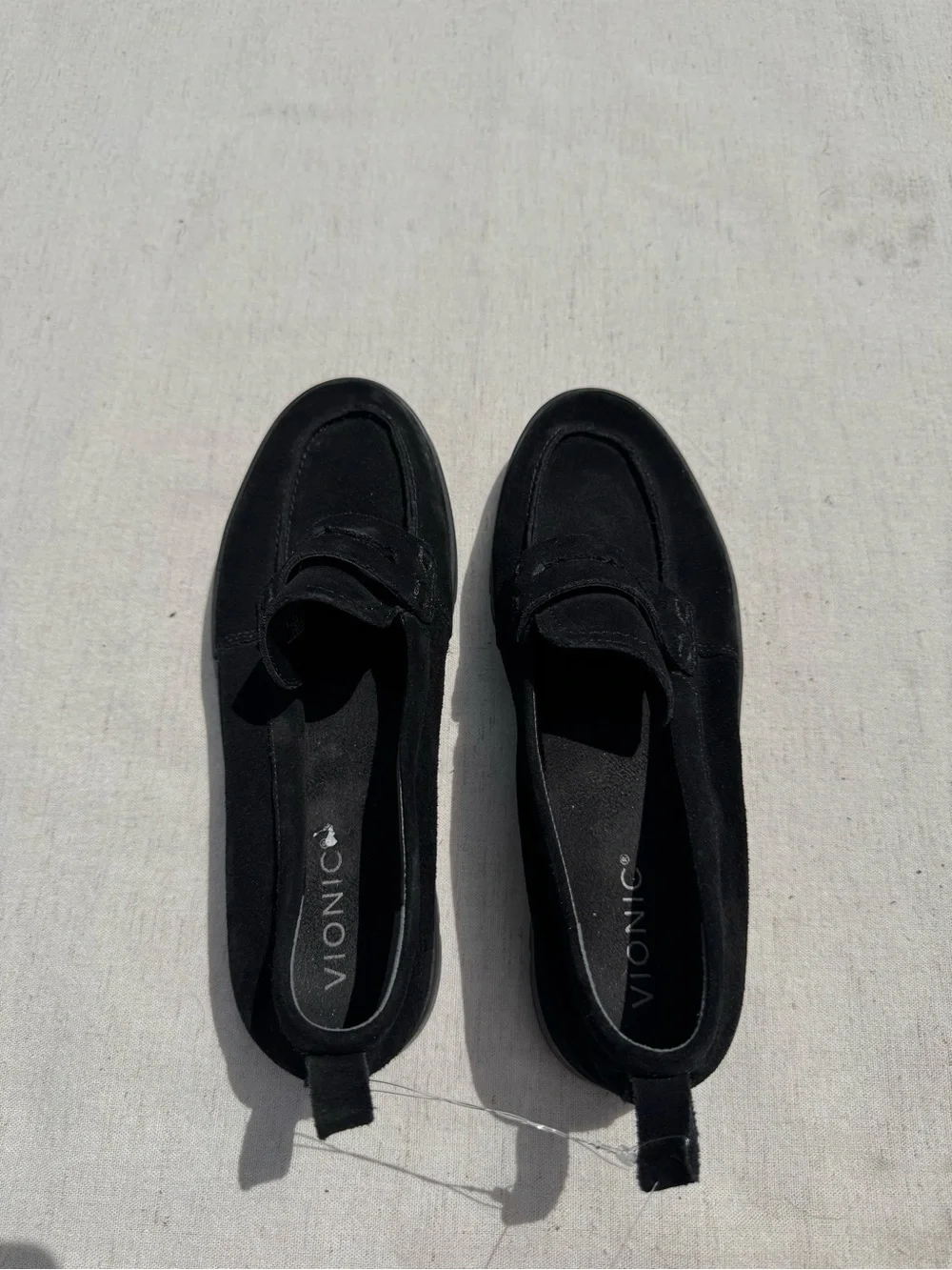 VIONIC uptown loafer - black suede
